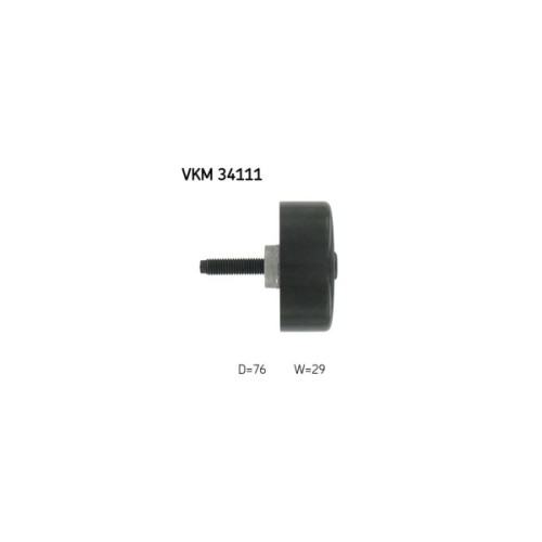 Ролик натягувача ременя SKF VKM 34111