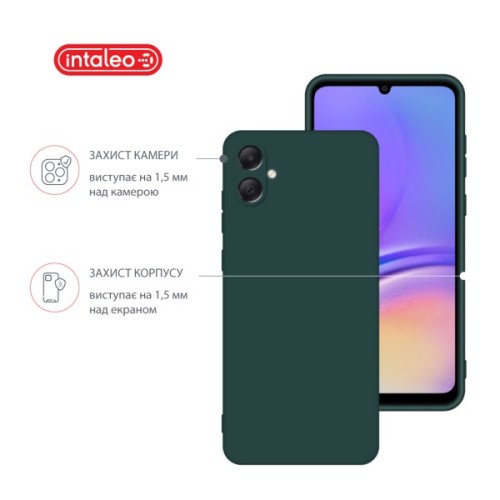 Чохол до мобільного телефона Intaleo Silicone Samsung Galaxy A05 Dark Green (1283126599811)