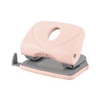 Діркопробивач Axent Welle-2 з пластиковий верх, 20 арк,Pastelini, рожевий (3820-10-A)