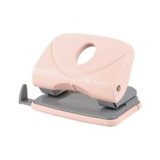 Діркопробивач Axent Welle-2 з пластиковий верх, 20 арк,Pastelini, рожевий (3820-10-A)