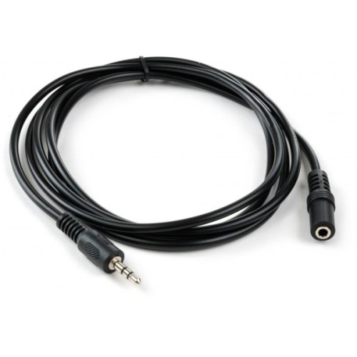 Кабель мультимедійний 3.5mm M to 3.5mm F 1.8 m Vinga (VCPDCJ35MF1.8BK)