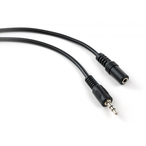 Кабель мультимедійний 3.5mm M to 3.5mm F 1.8 m Vinga (VCPDCJ35MF1.8BK)