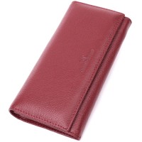 Гаманець ST Leather З натуральної шкіри Бордовий (22522)