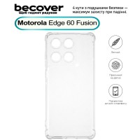 Чохол до мобільного телефона BeCover Anti-Shock Motorola Edge 60 Fusion Clear (713805)