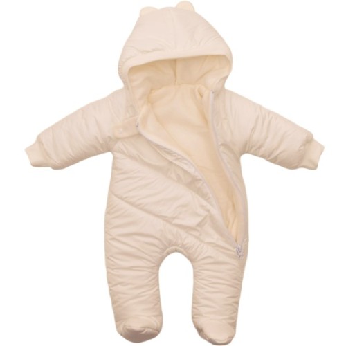 Комбінезон дитячий HAPPY TOT утеплений на блискавці (755-62-cream)