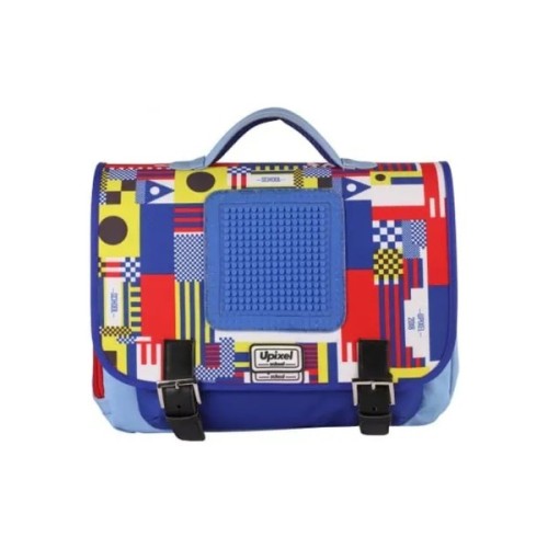 Рюкзак шкільний Upixel O-Kid Geometry Синій (WY-U18-013M)