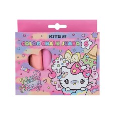 Крейда Kite кольорова Jumbo Hello Kitty, 6 кольорів (HK24-073)