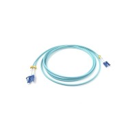Оптичний патчкорд Eserver LC/UPC-LC/UPC, Multimode (50/125, OM3), LSZH, Duplex, 3m (ES-LC-LC/UPC-3-MM-D)