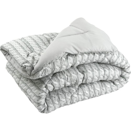 Ковдра Руно силіконова Grey Braid зима 200х220 (Р322.52_Grey Braid)