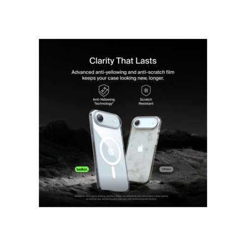 Чохол до мобільного телефона Belkin Magnetic Protective Clear iPhone Air (MSA033HQCL)