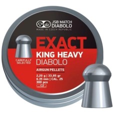 Пульки JSB King Heavy 6,35 мм 2,2 г 300 шт/уп (546398-300)