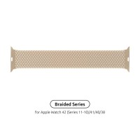 Ремінець до смарт-годинника Armorstandart Braided Solo Loop для Apple Watch 42 (Series 11-10)/41/40/38 Beige Size 4 (132 mm) (ARM64892)