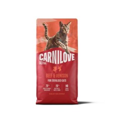 Сухий корм для кішок Carnilove Active Beef & Venison Sterilised 6 кг (8595602581719)