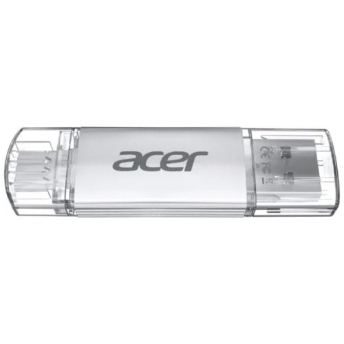 USB флеш накопичувач Acer 32GB UP300 Silver USB 3.2/Type-C (BL.9BWWA.588)