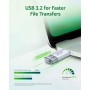 USB флеш накопичувач Acer 32GB UP300 Silver USB 3.2/Type-C (BL.9BWWA.588)