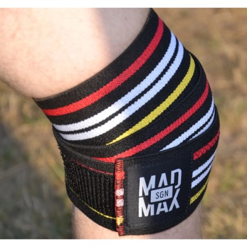 Бинт для спорту MadMax на коліна Knee Wraps Black (MFA-292-U)