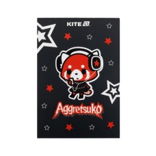 Блокнот Kite Aggretsuko A5, 50 аркушів, клітинка (AR25-194)