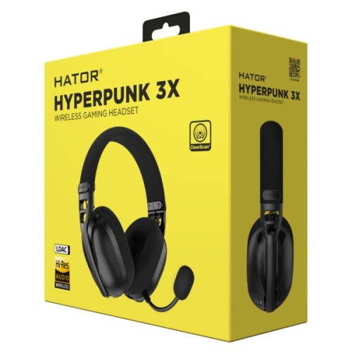 Навушники Hator Hyperpunk 3X Wireless Black (ESH14)