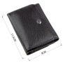 Гаманець ST Leather Зі шкіри Чорний (18886)