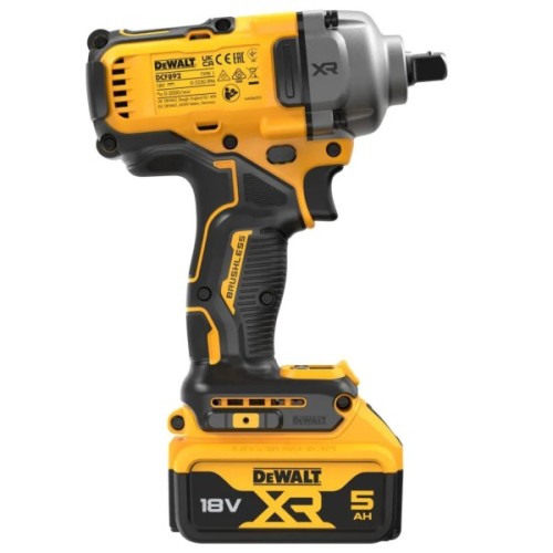 Гайковерт DeWALT ударний 18 В XR Li-lon, 2x5Ah, безщітковий, 812 Нм, TSTAK (DCF892P2T)