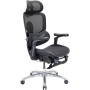 Офісне крісло Sihoo C300 LITE V2, Black, з підставкою для ног (C300-LITE-V2-B101-JT)