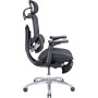 Офісне крісло Sihoo C300 LITE V2, Black, з підставкою для ног (C300-LITE-V2-B101-JT)