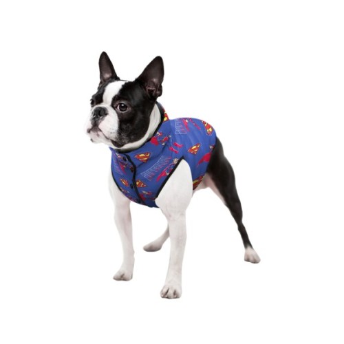 Курточка для тварин WAUDOG Clothes двостороння, "Сила Супермена" S40 (406-1079)