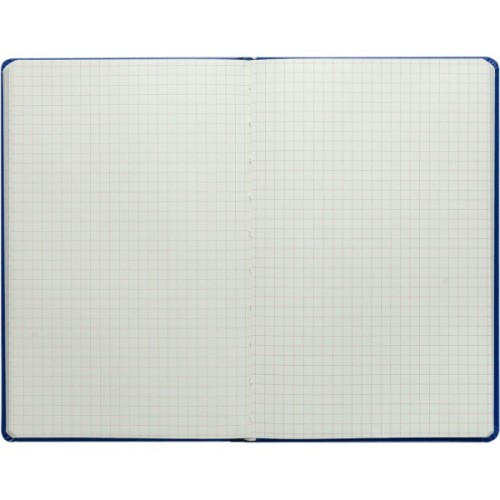 Книга записна Buromax Tweed 125x195 мм 96 аркушів в клітинку обкладинка зі штучної шкіри Сіра (BM.291163-09)