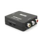 Перехідник HDMI F to 3xRCA F AV 720P/1080P black Voltronic (YT-CM-HDMI/AV-B)