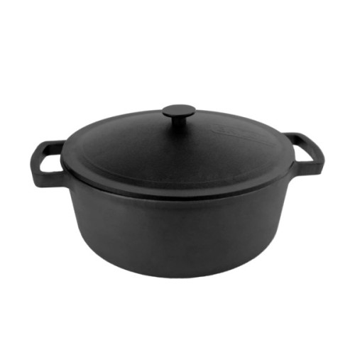 Каструля Brizoll чавунна з кришкою 6 л (P-6L-1)