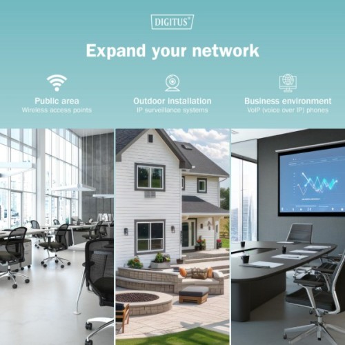 Адаптер PoE Digitus DN-95103-3