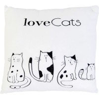 М'яка іграшка Tigres Подушка Love cats (ПД-0169)