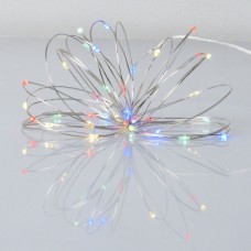 Гірлянда YES! Fun Нитка на мідному дроті 40 LED Різнокольорова 4 м Статична На батарейках (975029)