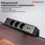 Комп'ютерний стіл Sihoo з електрорегулюванням висоти D07 1.8m Walnut/Black (D07A-101/D07J-101-AB/D07-P)
