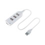 Концентратор Voltronic USB 2.0 to 4xUSB white (DNS-HUB4-OW)