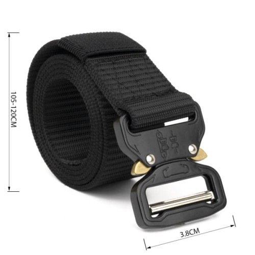 Ремінь Vintage Чоловічий текстильний Чорний (20337)