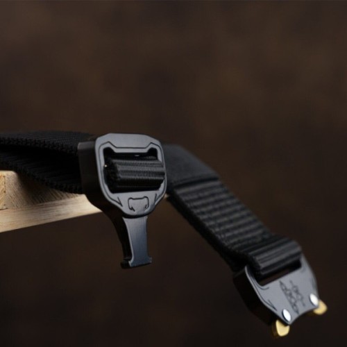 Ремінь Vintage Чоловічий текстильний Чорний (20337)