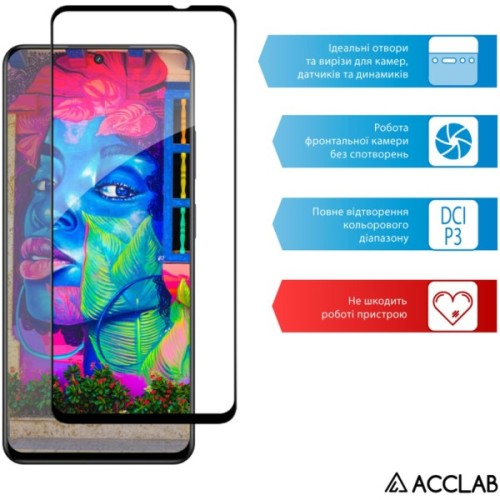 Скло захисне ACCLAB Full Glue Realme 13 5G Black (1283126607622)