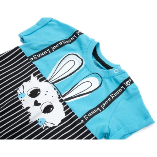 Боді дитяче Miniworld пісочник із зайчиком (14893-80B-blue)