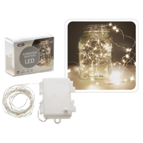 Гірлянда Chomik Струна 4.3 м 40 LED Теплий білий (5900779802643)