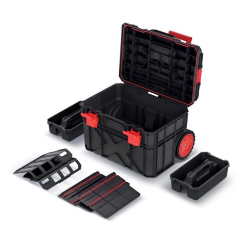 Ящик для інструментів Kistenberg на колесах, 21", 546*380*400 + ручка, X Block PRO, KXB604045 (KXB604045)