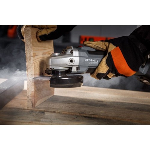 Шліфувальна машина Graphite Energy+ 18V, 125мм, 9200об/хв, 2.28кг (без АКБ та ЗП) (58GE142)