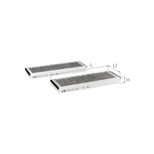Фільтр салону ALPHA FILTER AF5133a-2