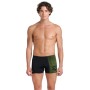 Плавки Arena Foggy Dots Swim Short 008483-506 чорний, жовтий 80 (3468337531104)