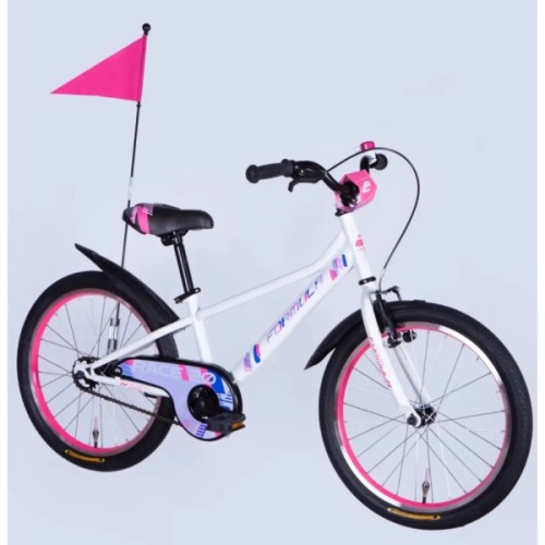 Велосипед Formula 20" Kid RACE BH рама-10" ST 2026 білий з рожевим (OPS-FRK-20-238)