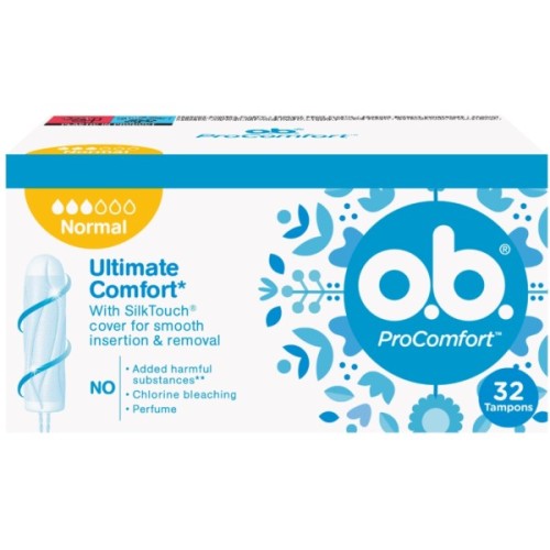 Тампони o.b. ProComfort Normal 32 шт. (3574661017808/3574661329871/3574661899992)