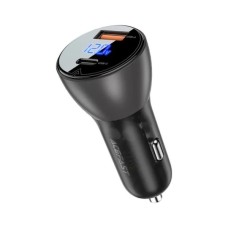 Зарядний пристрій Acefast 2xUSB 63W (USB-C + USB-A) B6 with digital display (6974316280972)