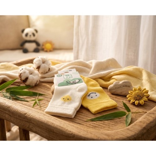 Шкарпетки дитячі Bibaby із сонечком (68384-0-6-yellow)