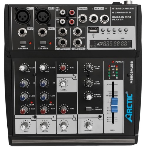 Мікшерний пульт Arctic Audio MS602M USB