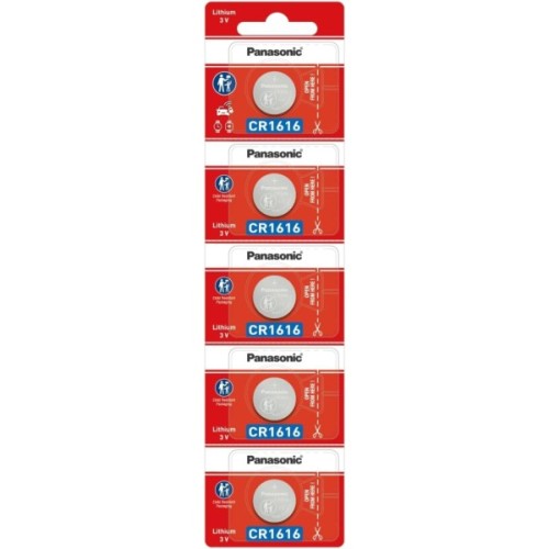 Батарейка CR 1616 Lithium 5pcs Blister Panasonic (CR-1616/5BE)